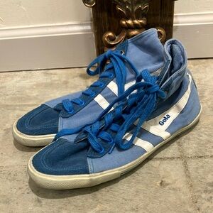 Gola Blue High-Top Tennis Shoes Sneakers